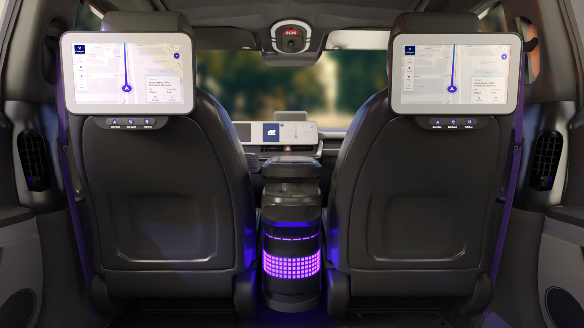 Motional booking app mockups